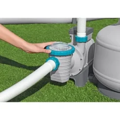 Sandfilter / filtreringspump för simbassänger upp till 66 m3 - Bestway - 11 355 L/h - Med förfilter