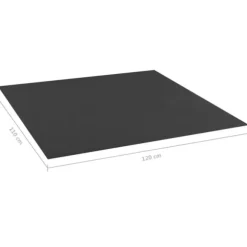 Sandkassedug - Beskyttelse mod ukrudt og dyr | Farve: Sort | Størrelse: 120x110 cm