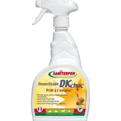 SANITERPEN Insektsmedel DK - För flygande och krypande insekter i husdjurens livsmiljö - Klar att använda - 750 ml