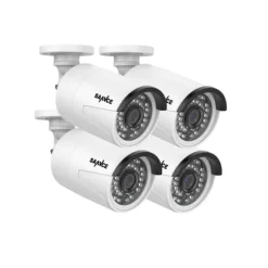 SANNCE 3MP PoE Sikkerhedskamera, Forbedret Nattesyn, Vejrbestandigt Design,71FQ0471FQ04