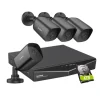 Sannce Security Camera System, 5MP Opløsning, 4TB Storage,4STK 4TB