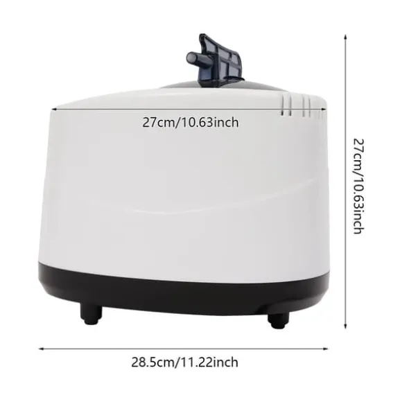 Sauna Dampgenerator - Mini - 3 L Kapacitet - 1000 W - 220 V 50 Hz - EU-stik - Fjernbetjening & Touch - 304 Rustfrit Stål