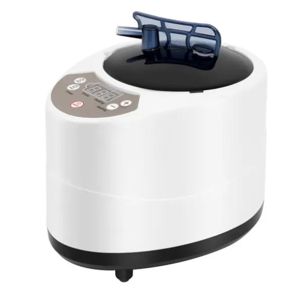 Sauna Dampgenerator, 1000W Effekt, 0,66 Gal Kapacitet, 220V Spænding, 5-95 mins Timer, Anti-elektrisk Stød Sikkerhed