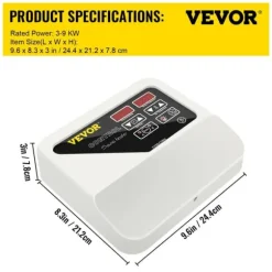 Sauna Digital Kontroller, Tids- og Temperaturindstillinger, Vægmonteret,Ekstern Kontroller