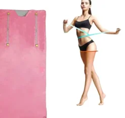 Sauna Tæppe, Kropsafslapning, Termisk Terapi,Pink, 220 V, EU-stik