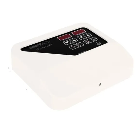Sauna Varmer Controller, Digital Termostat, Overophedningsbeskyttelse,HVID