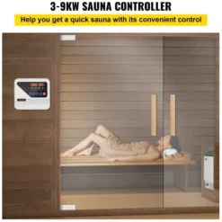 Saunaovn Controller, 24,4x21,2x7,8 cm, Temperaturstyring