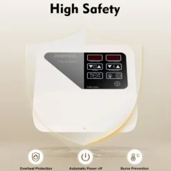 Saunaovn styreenhed - Ekstern kontrolpanel - Vægmonteret - 220–240 V - Til 3–9 kW - 40–105 °C - Lysstyring 60 W - Digital