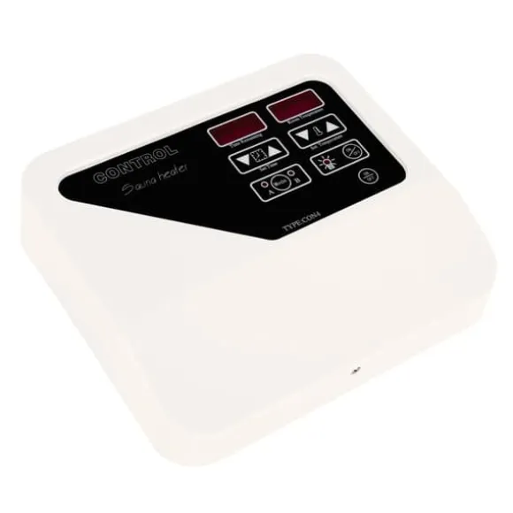 Saunaovn styreenhed - Ekstern kontrolpanel - Vægmonteret - 220–240 V - Til 3–9 kW - 40–105 °C - Lysstyring 60 W - Digital