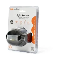 SCS SENTINEL LightSensor sort udendørs bevægelsesdetektor - 12m rækkevidde - 180° vinkel