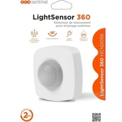SCS SENTINEL udendørs bevægelsesdetektor - LightSensor 360 - 360° detektionsvinkel