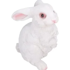 Sød kanin Skulptur Harpiks Håndværk Have Bunny Dekoration Simulering Kanin Statue til Plæne Have Patio