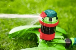 Sektorsprinkler, 6-funktion med drev, justerbart område