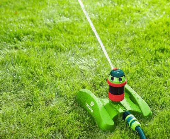 Sektorsprinkler, 6-funktion med drev, justerbart område