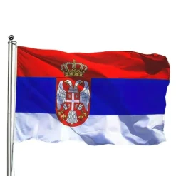Serbien Flag - 150 x 90 cm