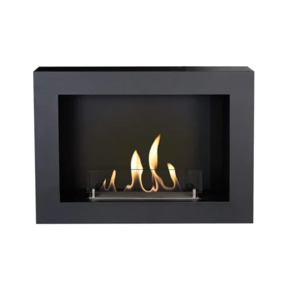Serra bio-ethanol vægovn - Sort - Mood pejs - 1,5 KW varme