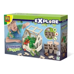 SES Creative Explore trædrivhus med grøntsager
