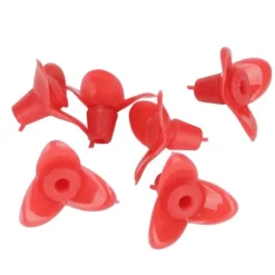 30Set Ersättningsdelar för Fågelmatare Blomma Plast Fågelmatare Ersättningsdelar Tillbehör för Garden Red