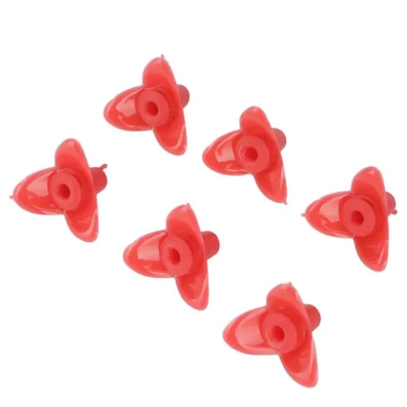 30Set Ersättningsdelar för Fågelmatare Blomma Plast Fågelmatare Ersättningsdelar Tillbehör för Garden Red