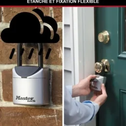 Sikker nøgleboks i XS-størrelse med håndtag - MASTER LOCK 5406EURD