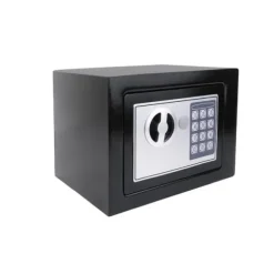 Sikker, solid stål konstruktion, digital PIN betjening, overflademonteret installation,SORT 4.6L