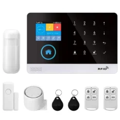 Sikkerhedsalarmssystem, Smart Home-kompatibilitet, Trådløs forbindelse,2G GSM Kit A, EU Stik