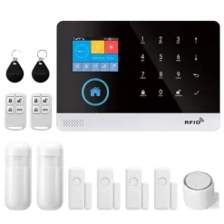 Sikkerhedsalarmssystem, Smart Home-kompatibilitet, Trådløs forbindelse,2G GSM Kit C, EU Stik