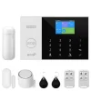 Sikkerhedsalarmssystem, Trådløs forbindelse, Smart app kontrol,GSM 2G Kit A, EU Stik