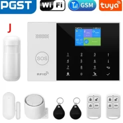 Sikkerhedsalarmssystem, Trådløs forbindelse, Smart app kontrol,GSM 2G Kit A, EU Stik