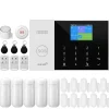 Sikkerhedsalarmssystem, Trådløs forbindelse, Smart app kontrol,GSM 2G Kit F, EU Stik