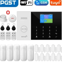 Sikkerhedsalarmssystem, Trådløs forbindelse, Smart app kontrol,GSM 2G Kit F, EU Stik