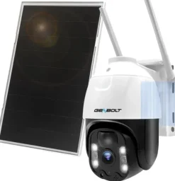 Sikkerhedskamera, 3 Megapixel, 25 FPS, Trådløs, 4G Forbindelse, Solcelledrevet