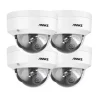 Sikkerhedskamera, 12MP HD, Menneske- og Køretøjsdetektion, IP67 Vandtæt,4Pcs-b