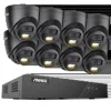 Sikkerhedskamera, 6MP opløsning, bevægelsesdetektion,Ingen, 8CH NVR 8Pcs Kamera