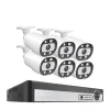 Sikkerhedskamera System, 8 Kanaler, AI Menneske Detektion,1T Indbygget HDD, 8CH NVR 6PCS CAM 5MP