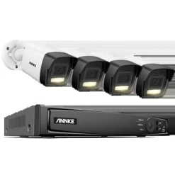 Sikkerhedskamera System, 8 Kanal Video Indgang, 12MP Opløsning,Ingen, 8CH NVR 4PCS Kamera