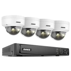 Sikkerhedskamera System, 8 Kanal Video Indgang, 12MP Opløsning,Ingen, 8CH NVR 4PCS Kamera-a