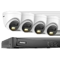 Sikkerhedskamera System, 8 Kanal Video Indgang, 12MP Opløsning,Ingen, 8CH NVR 4PCS Kamera-b