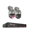 Sikkerhedskamera System, 8 Kanal NVR, Forbedret Nattesyn,8CH 2stk Kamera 8MP, 3T (udendørs sport)