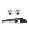 Sikkerhedskamera system, 4K opløsning, AI ansigtsgenkendelse,8CH NVR 2 KAMERA 8MP, 4T
