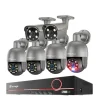 Sikkerhedskamerasystem, Natvision, Menneskedetektion, , None, 8CH NVR 6Cameras