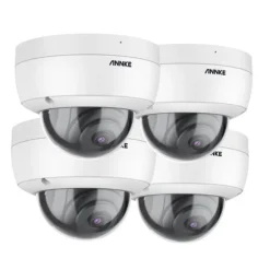 Sikkerhedsovervågningssystemkamera, 5MP HD opløsning, natvision, 4PCS