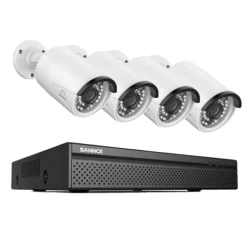 Sikkerhedssystem, 5MP HD opløsning, natvisionsteknologi, Ingen, 8CH 4 stk 8MP