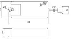 Single-speed kontaktløs sensor AE-WBEZDB-10S