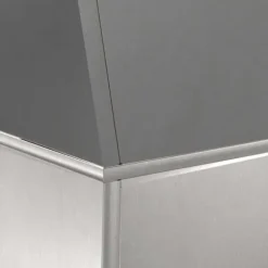 Søjle Plantekasse 2 stk - Moderne Trapezoidalt Design | Farve: Sølv | Størrelse: 35x35x73 cm