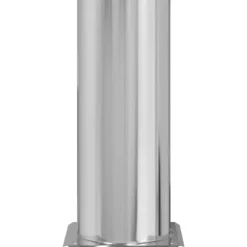 Skorstenshoved Forlængelse i Rustfrit Stål – Moderne Ventilation | Farve: Sølv | Størrelse: 31x31x50 cm