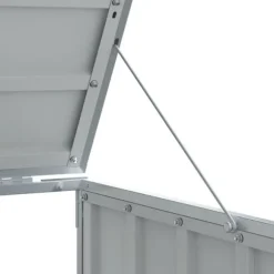 Skraldespandsskjuler i stål - Praktisk og vejrbestandig | Størrelse: 72x81x115 cm | Farve: Antracitgrå