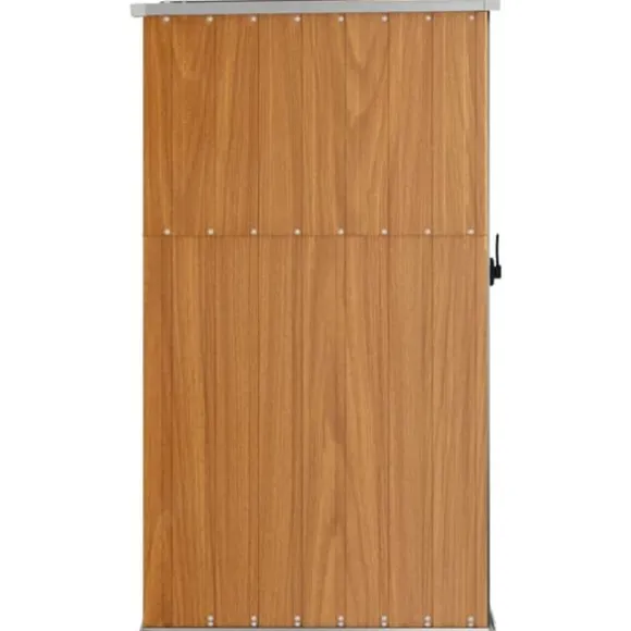 Skure & Redskabsskure - Living redskabsskur til haven 88x89x161 cm galvaniseret stål brun