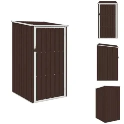 Skure & Redskabsskure - Living haveskur 87x98x159 cm galvaniseret stål brun