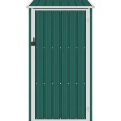 Skure & Redskabsskure - Living haveskur 87x98x159 cm galvaniseret stål grøn
